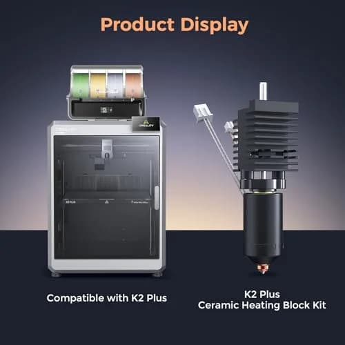 Creality K2 Plus Hotend Kit | All-Metal Integrated Design, 350°C High Temp, 600mm/s Speed thumbnail 5
