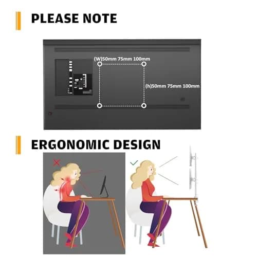 Hemudu Dual Monitor Articulating Desk Mount White | Supports 13-34 Inch Monitors thumbnail 8