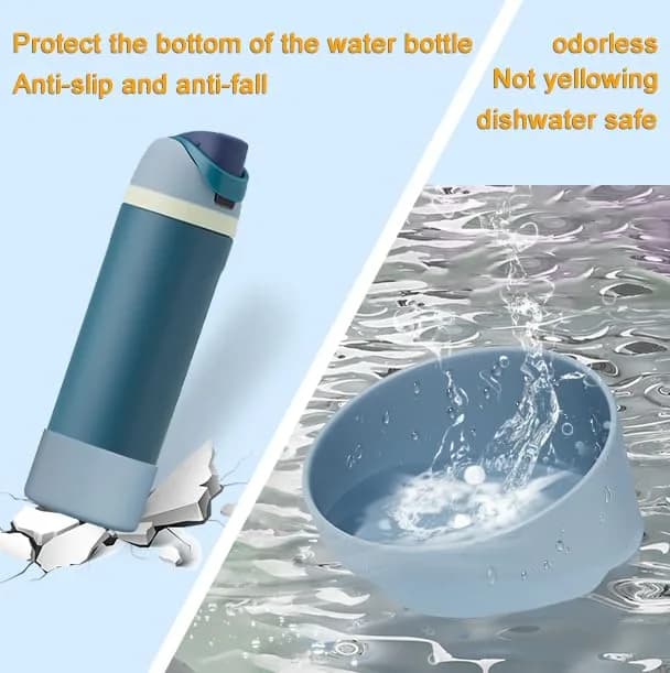 Affute Silicone Boot for Owala Water Bottle 24 oz (710 ml) | Protects Against Scratches & Dents thumbnail 4