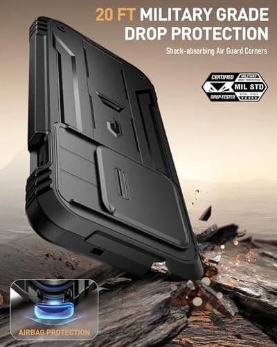 Poetic Revolution Case for OnePlus 13R 5G with Slide Camera Cover & Screen Protector, Black (1 Unit) thumbnail 6