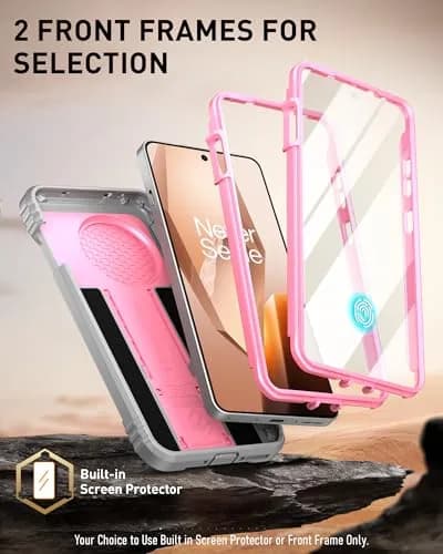 Poetic Revolution Case for OnePlus 13R 5G with Slide Camera Cover & Screen Protector, Light Pink (1 Unit) thumbnail 5