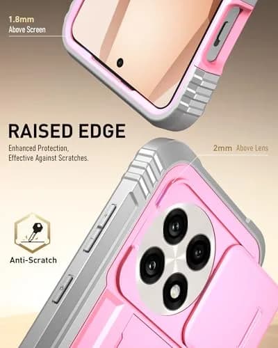 Poetic Revolution Case for OnePlus 13R 5G with Slide Camera Cover & Screen Protector, Light Pink (1 Unit) thumbnail 7