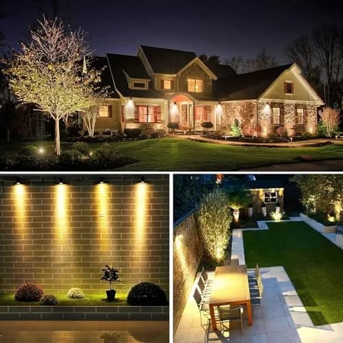 Svater Landscape Lighting Low Voltage 10 Pack | IP65 Waterproof 12V Plug in Outdoor Spotlights thumbnail 5