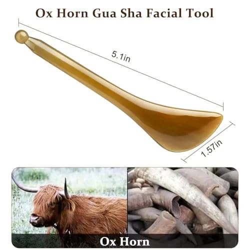 ideayard Gua Sha Facial Tool - Acupressure & Gua Sha, Fascia Release Tool for Face, Neck, Jawline Sculpting and Puffiness Reducing, Acupuncture Pen | 5.1 in x 1.3 in thumbnail 6