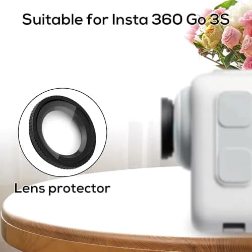 Gosknor Glass Lens Guards for Insta360 GO 3S | 2.2cm (0.87 inch) Protective Cover thumbnail 3