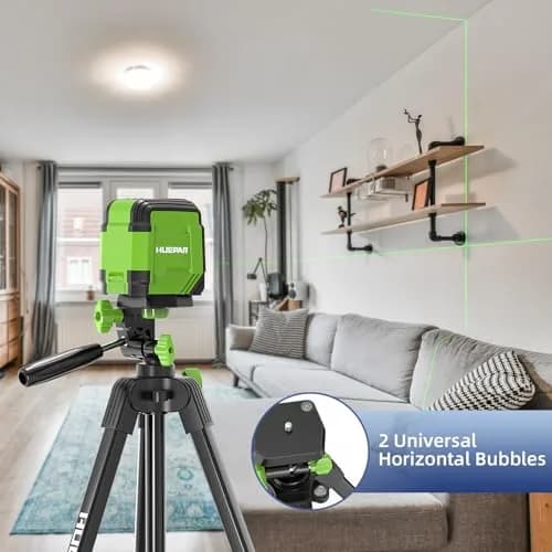 Huepar Laser Level Tripod 60-Inch | Adjustable Lightweight Camera Support for Indoors thumbnail 5
