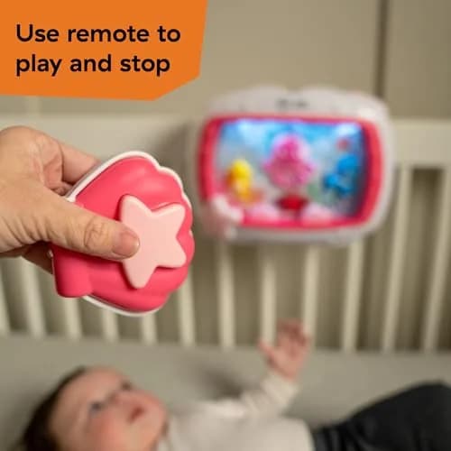 Baby Einstein Sea Dreams Soother Musical Crib Toy and Sound Machine, Pink, 25+ Min Melodies | Ages 0 Months+ thumbnail 8