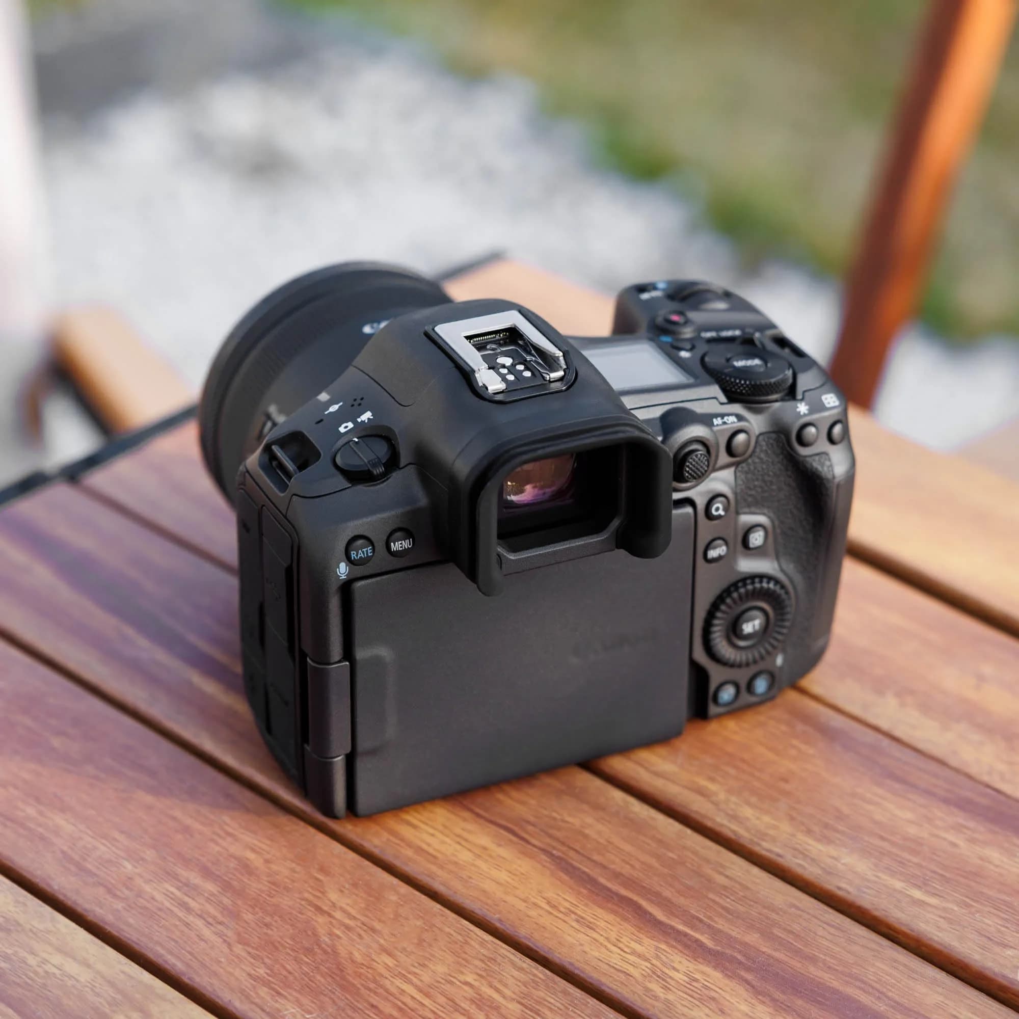JJC R5 Mark II Eyecup for Canon EOS R5 Mark II Camera | Soft Silicone Viewfinder Protector - view 7