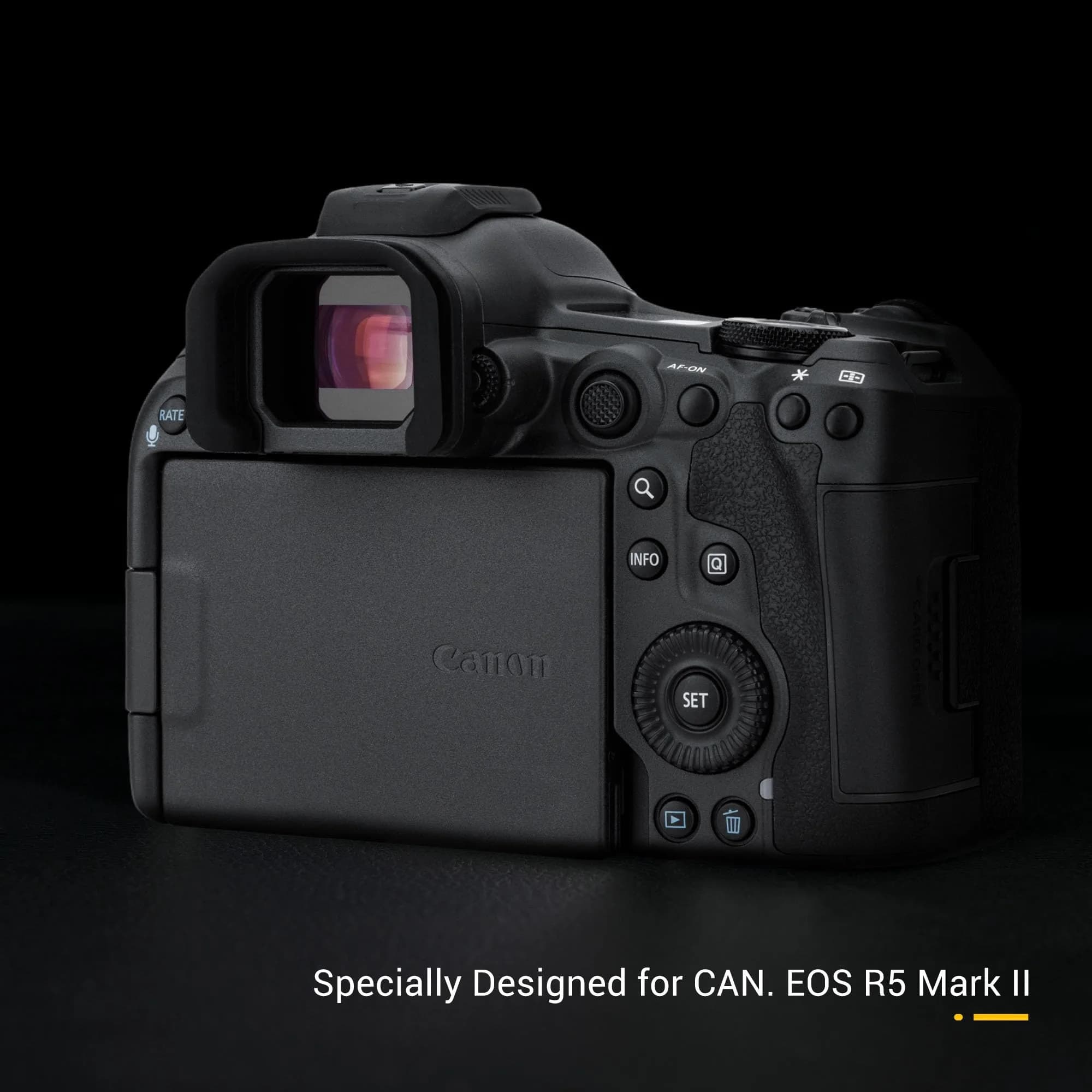 JJC ER-kE Silicone Eyecup for Canon EOS R5 Mark II Cameras - view 2