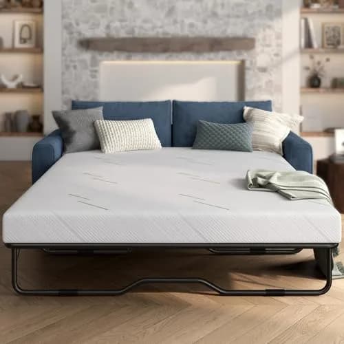 Wellynap 4 Inch Gel Memory Foam Sofa Mattress Queen Size | Support & Comfort for Guest Rooms thumbnail 1