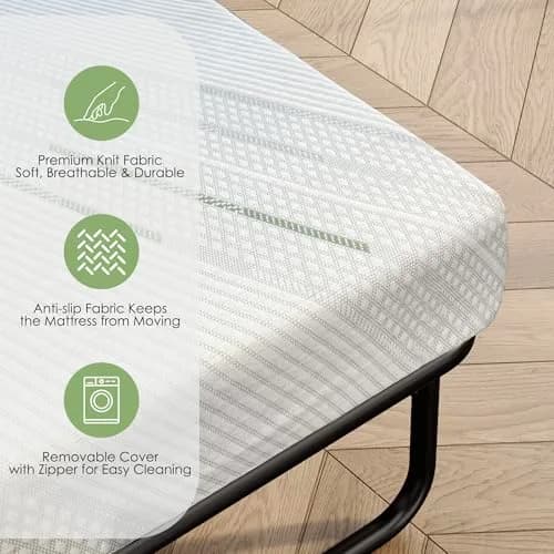 Wellynap 4 Inch Gel Memory Foam Sofa Mattress Queen Size | Support & Comfort for Guest Rooms thumbnail 5