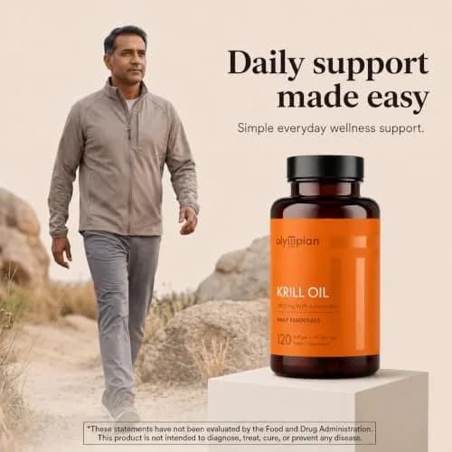 Olympian Labs Antarctic Krill Oil 1000mg with Astaxanthin, 120 Softgels | Phospholipid Omega-3 for Heart & Brain thumbnail 6