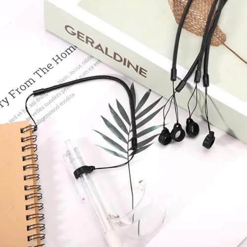 Tinoaly 10pcs Elastic Pen Lanyards with Silicone Rings 25cm (9.84 inch) | Secure Stylus Tether for Tablets thumbnail 6