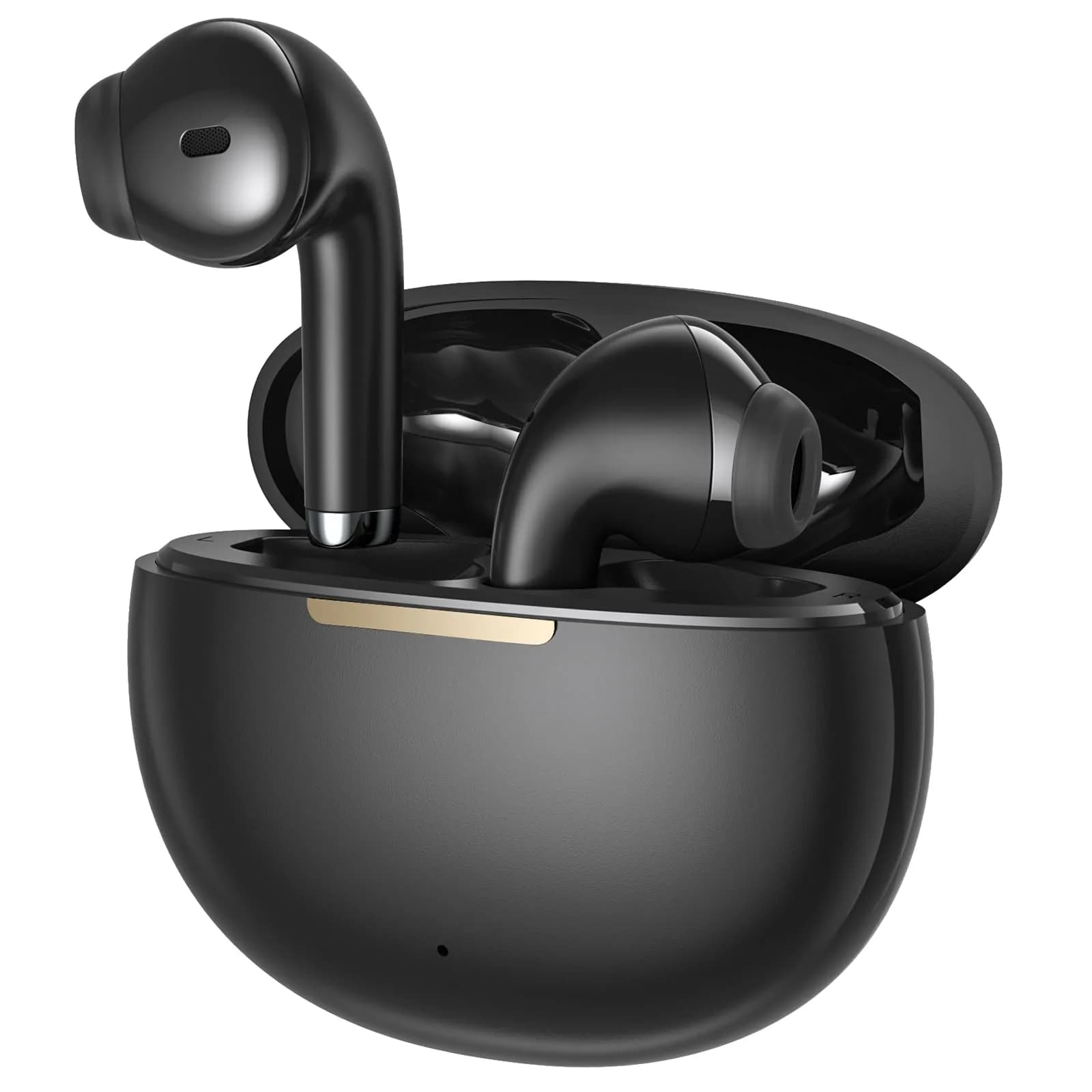yobola Wireless Earbuds for Samsung Galaxy Ultra Comfort Bluetooth 5.4 Headphones with Charging Case, Pink — Black