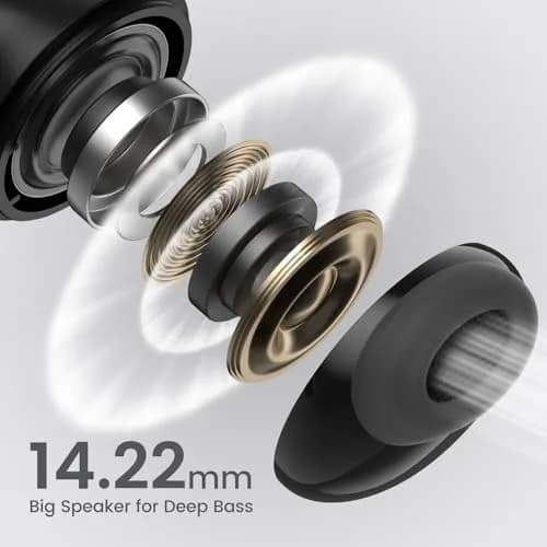 yobola T7Pro Wireless Earbuds with Charging Case, Bluetooth 5.4 Headphones, 25 Hours Playtime | IPX7 Waterproof thumbnail 3
