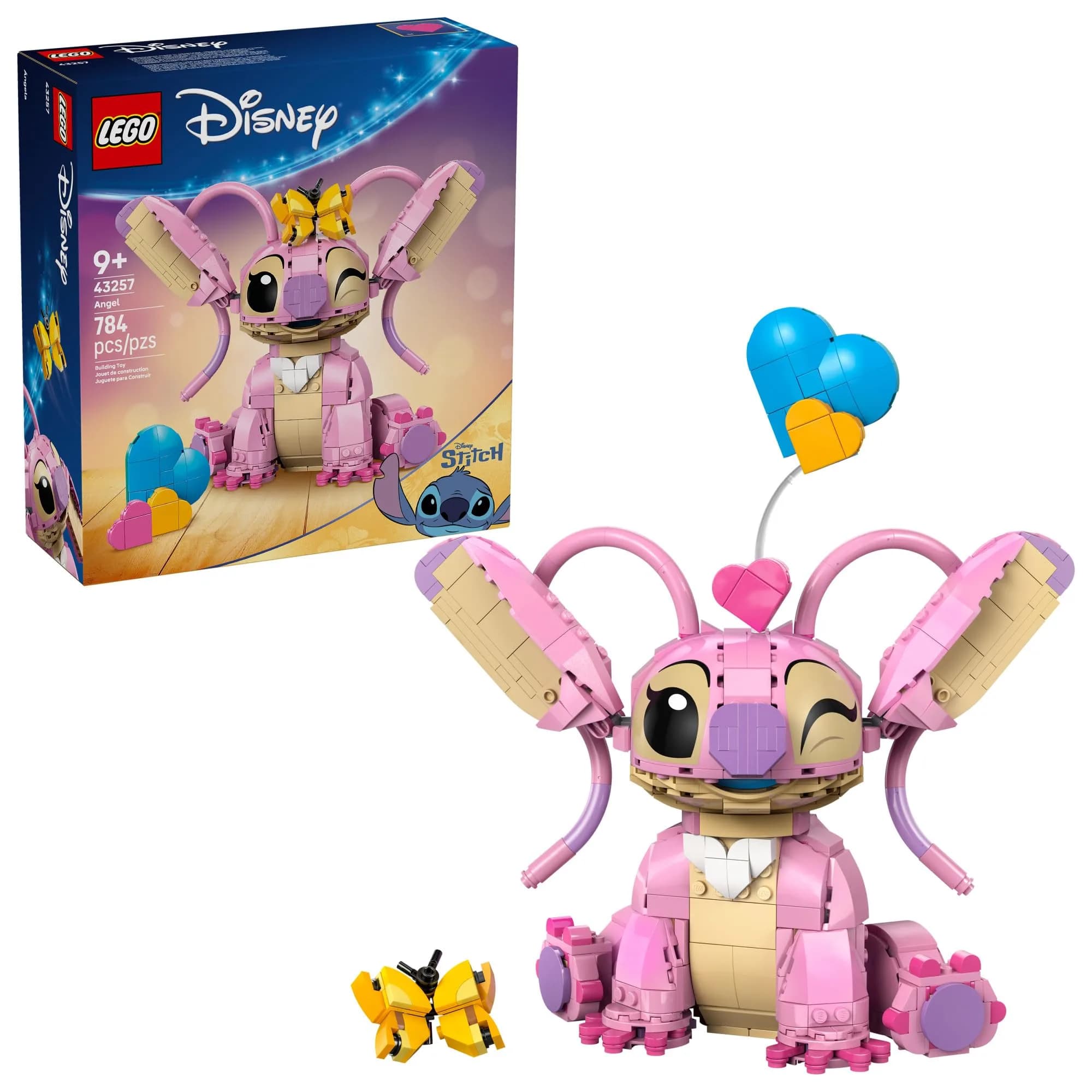 LEGO Disney Angel Lilo & Stitch Toy - Room Decor & Building Set for Kids 9+ | 784 Pieces