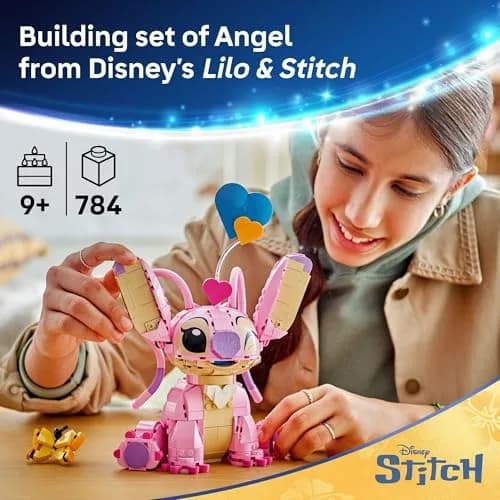 LEGO Disney Angel Lilo & Stitch Toy - Room Decor & Building Set for Kids 9+ | 784 Pieces thumbnail 2