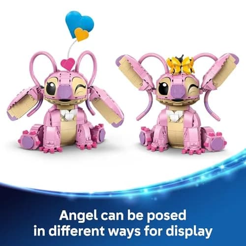 LEGO Disney Angel Lilo & Stitch Toy - Room Decor & Building Set for Kids 9+ | 784 Pieces thumbnail 3