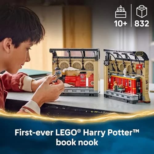 LEGO Harry Potter Book Nook: Hogwarts Express Building Set - Bedroom Shelf Decor for Kids 10+ | Magical Wizarding Scene thumbnail 2
