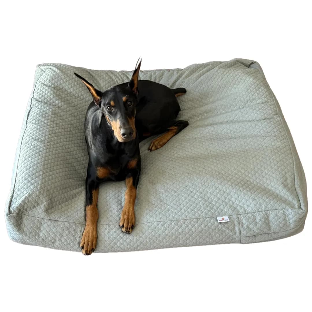 4Knines Quilted Dog Bed Cover XL | Waterproof Heavy-Duty Washable Fog