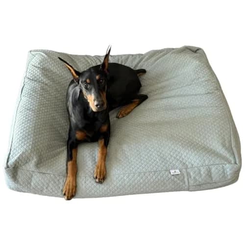 4Knines Quilted Dog Bed Cover XL | Waterproof Heavy-Duty Washable Fog thumbnail 1