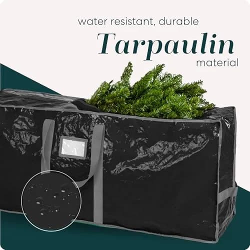 Handy Laundry Christmas Tree Storage Bag 9 Ft Heavy Duty Waterproof | Protects Against Dust, Moisture, and Pests thumbnail 5