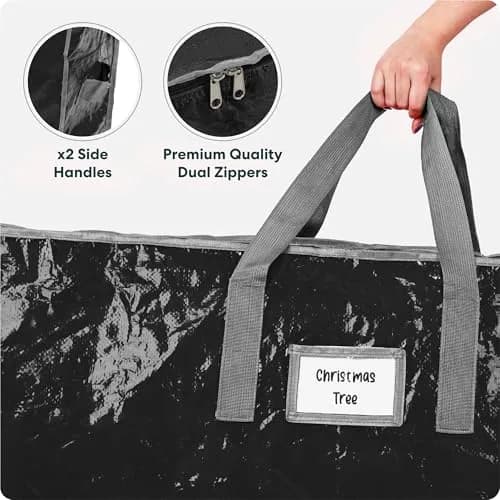 Handy Laundry Christmas Tree Storage Bag 9 Ft Heavy Duty Waterproof | Protects Against Dust, Moisture, and Pests thumbnail 6