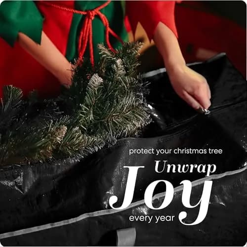 Handy Laundry Christmas Tree Storage Bag 9 Ft Heavy Duty Waterproof | Protects Against Dust, Moisture, and Pests thumbnail 8