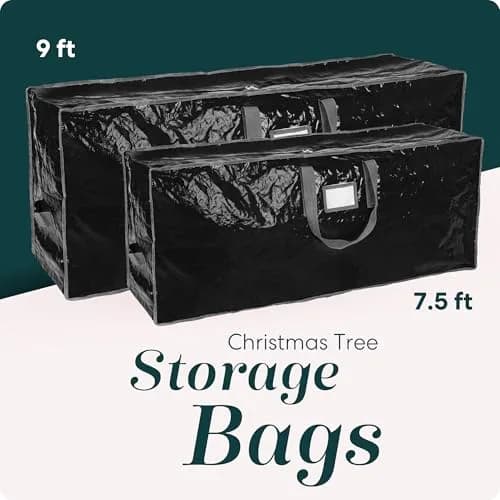 Handy Laundry Christmas Tree Storage Bag 9 Ft Heavy Duty Waterproof | Protects Against Dust, Moisture, and Pests thumbnail 3