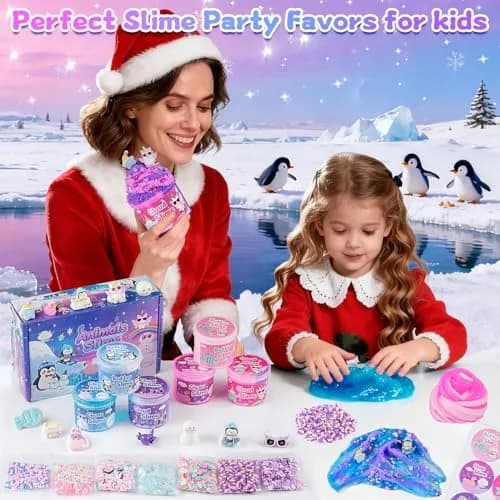 LAWOHO 6 Pack Animal Slime Kit Butter Cloud Squishy 360ml (12.17 Fl Oz) | ASTM-Tested Non-Toxic Toy thumbnail 7