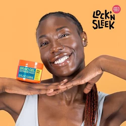 LOCK'N SLEEK Braid Gel 15oz Extreme Hold Flake-Free Edge Control for Locs | Humidity & Frizz Fighter thumbnail 7