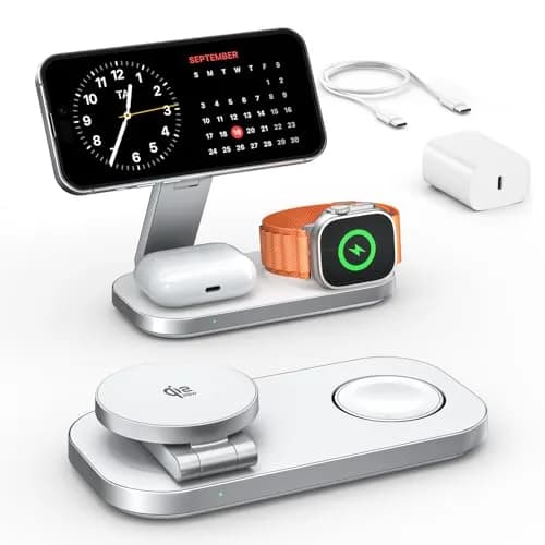 KEEPRO 3-in-1 Charging Station for Apple Devices | Qi2 25W Fast Wireless MagSafe Stand thumbnail 1