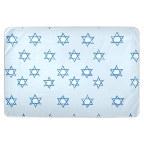 miaozhen Jewish Holiday Star of David Extra Large Reusable Training Pee Pads 52" x 34" | Soft Absorbent Potty Training Pad for Kids Adults Pets thumbnail 1