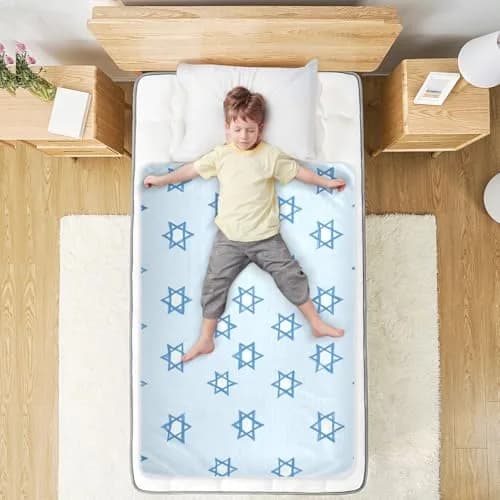 miaozhen Jewish Holiday Star of David Extra Large Reusable Training Pee Pads 52" x 34" | Soft Absorbent Potty Training Pad for Kids Adults Pets thumbnail 7