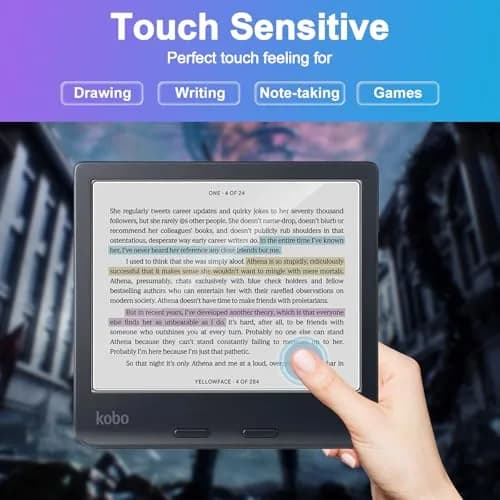 Caweet Screen Protector for Kobo Libra Colour 7" | Anti-Glare Matte Cover (70-120c) thumbnail 5