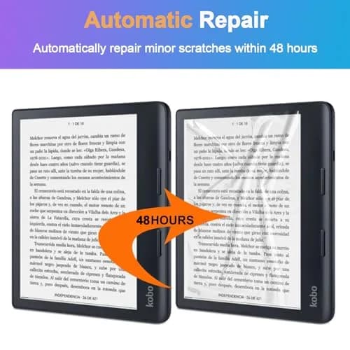 Caweet Matte Screen Protector for Kobo Libra Colour 7" 2024 / Kobo Libra 2 7" 2021 (3 Pack) | Anti-Glare Full-Coverage PET Film thumbnail 7