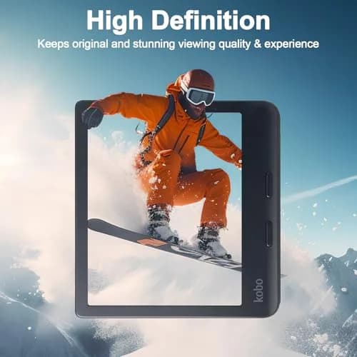 Caweet Matte Screen Protector for Kobo Libra Colour 7" 2024 / Kobo Libra 2 7" 2021 (3 Pack) | Anti-Glare Full-Coverage PET Film thumbnail 3