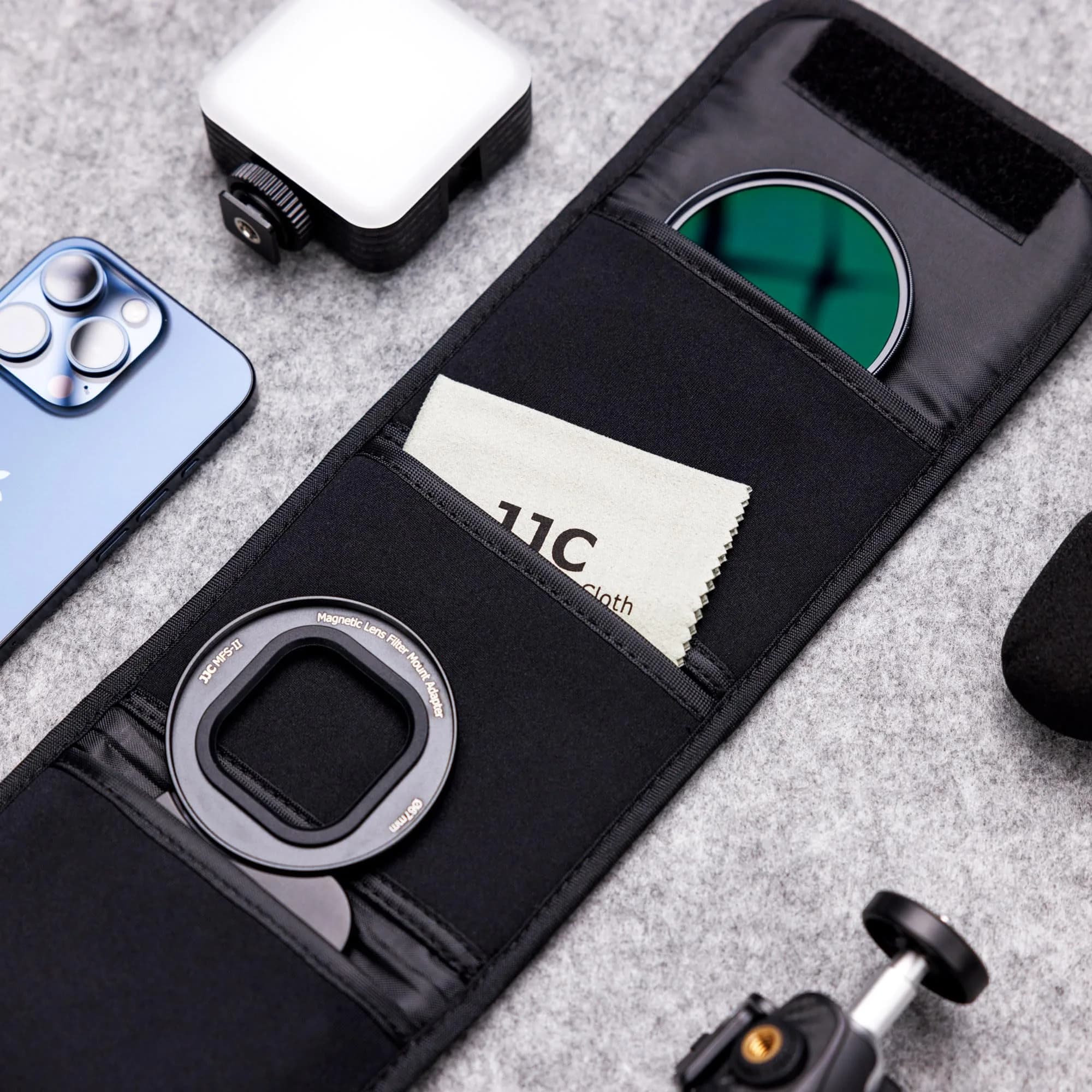 JJC 67mm CPL Filter & Magnetic Adapter Kit for iPhone 16/15/14 Pro Max | Polarizer for Enhanced Clarity - view 6