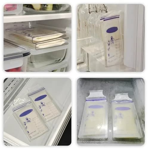 Ugotfeels 6-Pack Freeze Flat Breast Milk Storage Bag Organizer Kit | 16.0cm (6.3in) x 9.3cm (3.66in) x 2.0cm (0.78in) | BPA-Free Acrylic for Space-Saving Freezer Storage thumbnail 6
