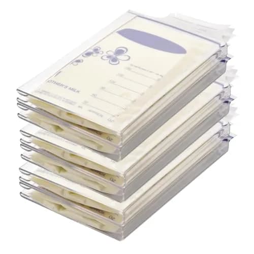 Ugotfeels 6-Pack Freeze Flat Breast Milk Storage Bag Organizer Kit | 16.0cm (6.3in) x 9.3cm (3.66in) x 2.0cm (0.78in) | BPA-Free Acrylic for Space-Saving Freezer Storage thumbnail 1