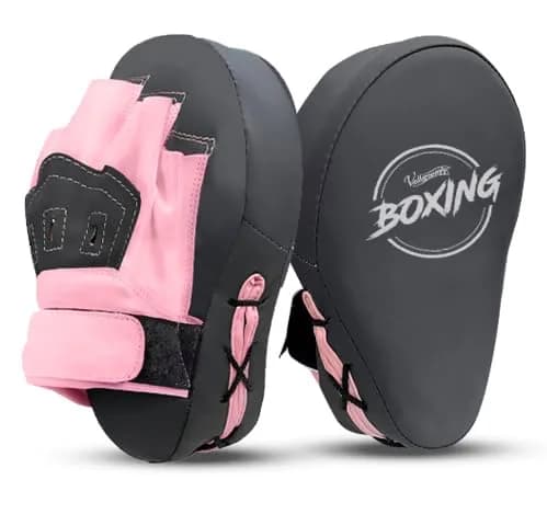 Valleycomfy Boxing Pads Curved Focus Punching Mitts for Men Women | Leather, Shock-Absorbing Padding thumbnail 8
