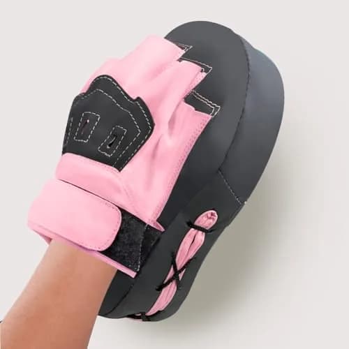 Valleycomfy Boxing Pads Curved Focus Punching Mitts for Men Women | Leather, Shock-Absorbing Padding thumbnail 9