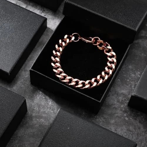 Tondiamo Braided Copper Bracelet 9 Inch (23 cm) | Rustic Style for Men thumbnail 5