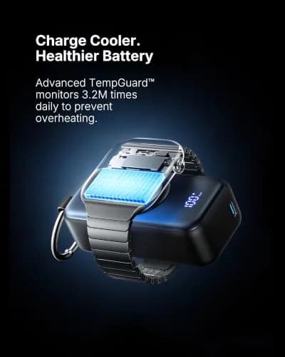 INIU SnapGo Portable Charger 5000mAh | Compact Power Bank for Apple Watch & iPhone thumbnail 8