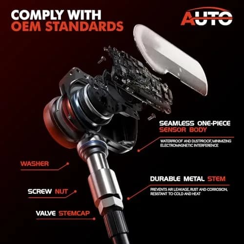 AUTO OCCASION 4Pack 315/433MHZ Universal Pre-Programmed TPMS Sensor for BMW | Easy Install & Reliable Performance thumbnail 3