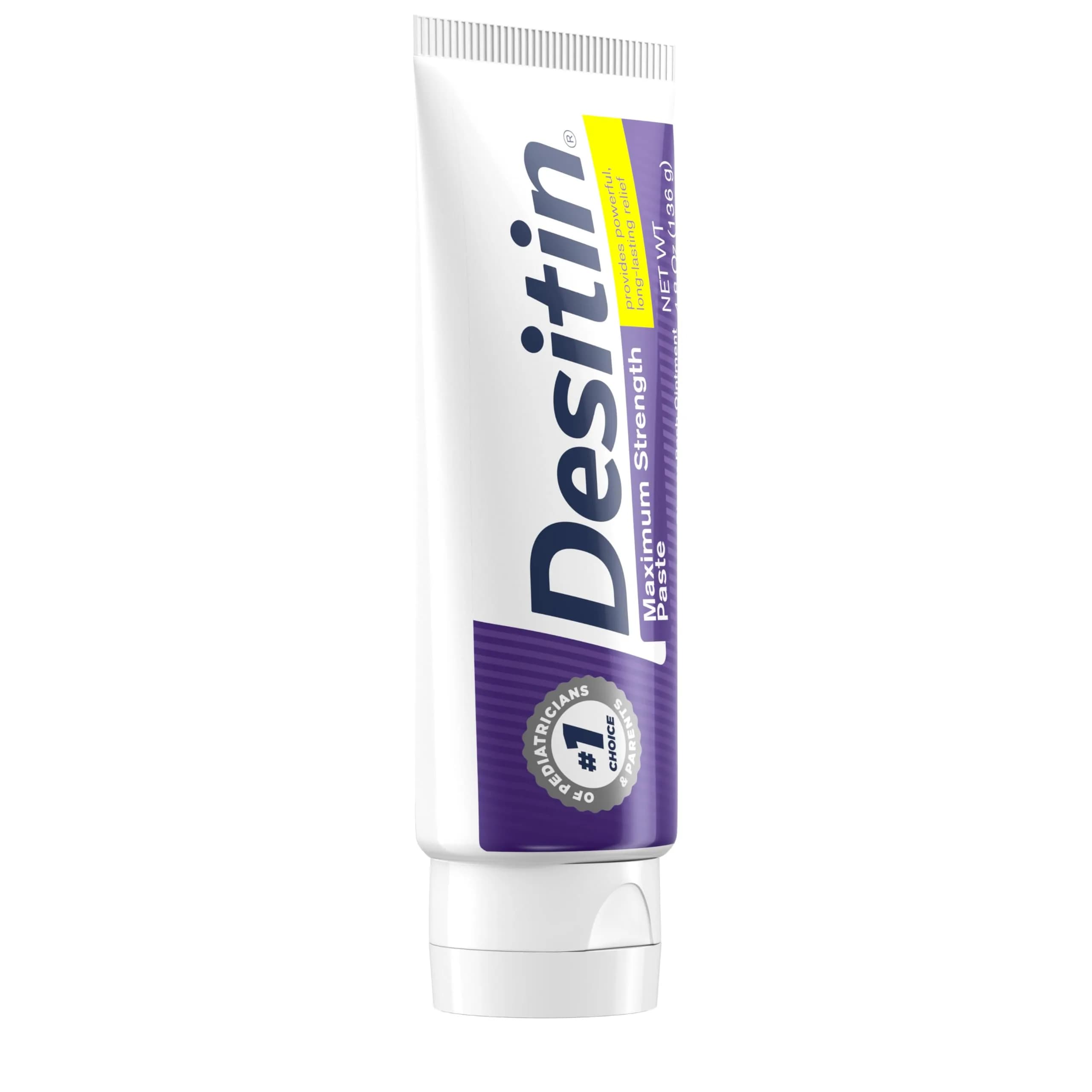Desitin Maximum Strength Diaper Rash Cream 4.8 oz (9.6 oz Total) | 40% Zinc Oxide Skin Protectant for Treatment & Prevention - view 7