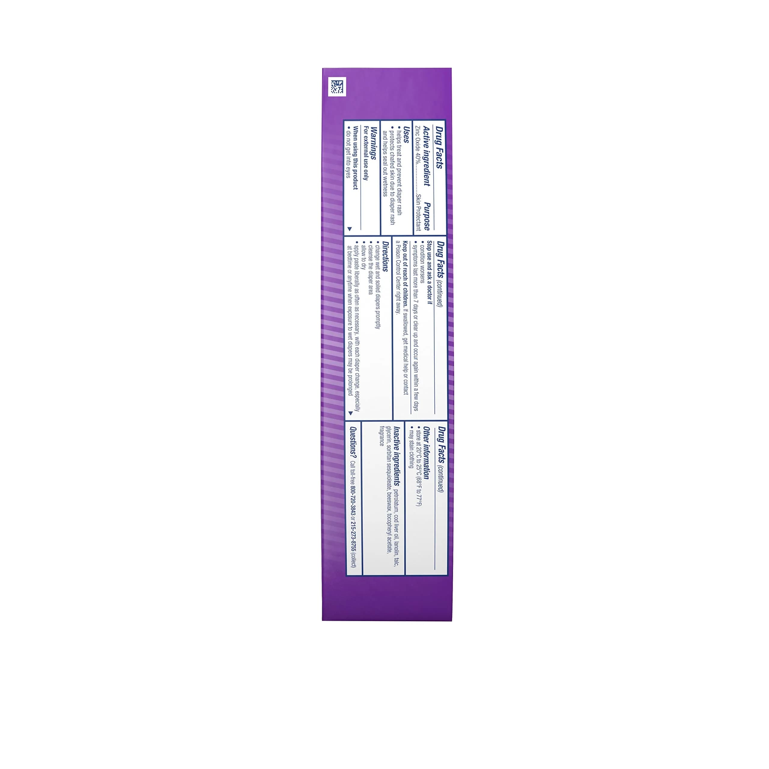 Desitin Maximum Strength Diaper Rash Cream 4.8 oz (9.6 oz Total) | 40% Zinc Oxide Skin Protectant for Treatment & Prevention - view 8