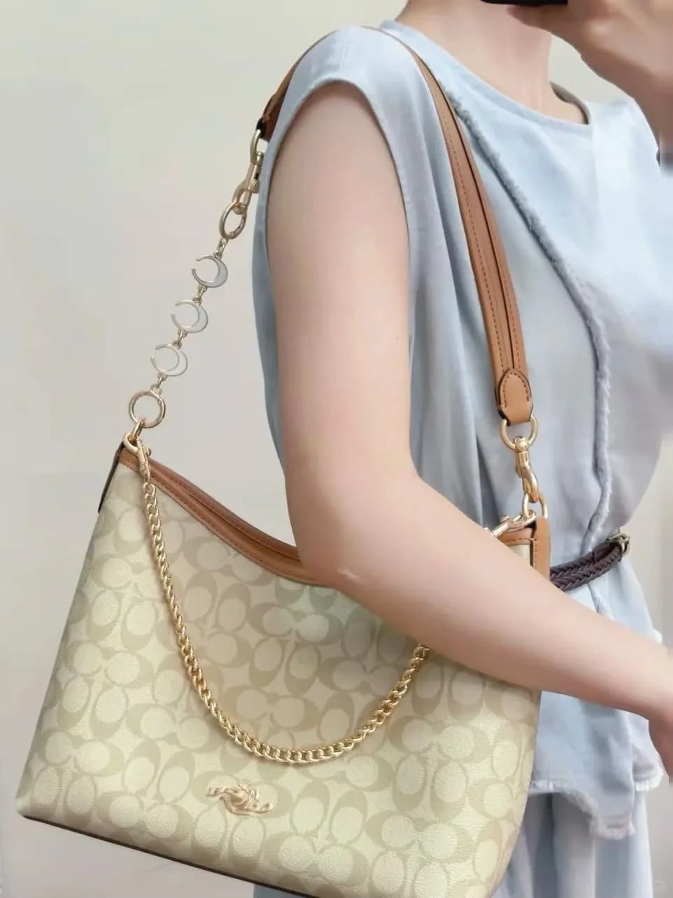 COICOIC White Moon Purse Strap Extender 12cm (4.7") - 2 Pcs Set - view 3