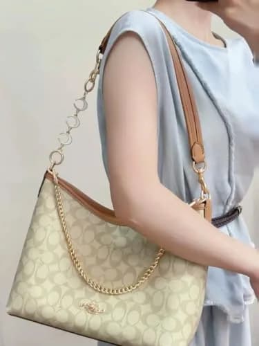 COICOIC Gold Moon Bag Strap Extender Chain 2 Pcs | Versatile Accessory for Handbags thumbnail 3