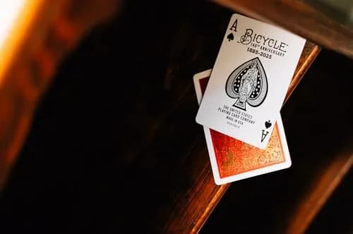 Bicycle 140th Anniversary Playing Cards Special Edition 1885 Design | Premium Collectible Deck with Gold Metalluxe Foil thumbnail 5